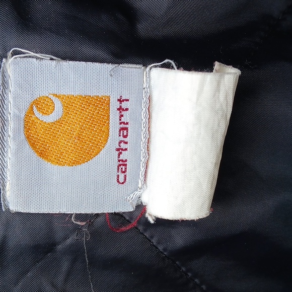 Carhartt Black LightweigJacket with Collar MEN SZ LARGE Staincore Pee-core - Picture 3 of 9